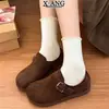 Sapatos Birkenstock versão couro, cobertura total, dedos separados, para mulheres, sola macia, confortáveis e não cansativos, sapatos preguiçosos de calçar sem esforço
