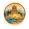 Atracciones Turísticas de Beijing Regalos Conmemorativos Ciudad Prohibida Gran Muralla Plaza de Tiananmén Palacio de Verano Cubo de Agua Universidad de Pekín Monedas Conmemorativas