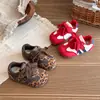 Zapatos Casuales Transpirables para Niñas 2026 Otoño Nuevos Zapatos Infantiles de Suela Suave Versátiles Estampado de Leopardo Antideslizantes Zapatos para Correr Modernos