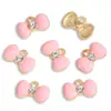 Colgante Pequeño de Esmalte de Colorido Lazo Estilo Coreano Estilo Ins Joyería Collar Pulsera Pendientes Materiales para Manualidades Multicolor U104