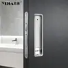 Cozinha Minimalista Varanda Porta de Correr Fechadura Porta de Correr Maçaneta de Porta Embutida Banheiro Porta de Madeira Fechadura de Porta Invisível