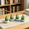 Adornos Pequeños Giratorios de Cerámica, Lindos Dibujos Animados Regalos de Celebridad de Internet para Amigos, Baratijas Decorativas Creativas Hechas a Mano para Escritorio