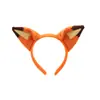 Diadema de Cabeza de Zorro Nick de Zootopia Orejas Lindas de Conejo Judy Oficial de Policía Paraíso del Cabello Fotografía Adorno para la Cabeza Dibujo Animado