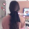 Estilo lns Tela Dulce Color Sólido Diadema con Banda Elástica Simple Elegante Cola de Caballo Cuerda para el Cabello Lazo de Cinta Japonés Anillo para el Cabello
