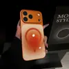 Adequado para Capa de Celular Magnética com Glitter para iPhone 17 Pro Max, Apple 16 Gradiente Toque de Alto Padrão, 15 Capa Protetora Anti-Queda