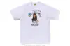 Camiseta de Manga Corta de Verano Hellokitty25 Estilo Nuevo Estampado de Letras Milo Corte Holgado para Hombres y Mujeres Parejas
