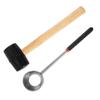 Juego de artefactos para abrir cocos de acero inoxidable Herramientas de cocina para el hogar Máquina para abrir cocos Perforador de cocos Gadget para jugo