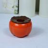 Venta al por mayor de fábrica maceta decorativa de flor de caqui de cerámica de imitación jarrón decorativo maceta festiva de caqui Ruyi maceta de plástico nueva china