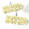 Pronta Entrega Buquê de Flores Artificiais de Rosa de 2cm Pequenas Flores de Papel para Decoração de Casamento Flores Falsas Decoração para Arranjo de Cena Pequeno Buquê