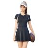Traje de Banho Feminino 2025 Novo Manga Curta Conservador Conjunto Protetor Solar Esportivo Traje de Banho Feminino Traje de Banho Feminino Slim