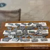 Pingente de mantra de seis caracteres em prata antiga (prata Sanqi), acessório versátil para pulseiras DIY, contas espaçadoras, cordões trançados e pingentes criativos