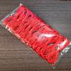 Pulsera de Cuerda Colorida para el Festival del Bote del Dragón Cuerda Roja Trenzada Pulsera DIY Hecha a Mano Popular Cuerda para el Cabello Trenzada Estilo Degradado Hilo Rojo Colorido