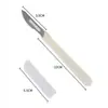 Cuchillo para greñar pan europeo Cuchillo para greñar masa madre Cuchillo para greñar baguette Cuchillo de acero al carbono Herramienta para hornear Cuchillo para dar forma al pan