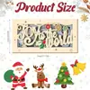 Portatarjetas de regalo de fiesta de cumpleaños de madera DIY transfronterizo, portatarjetas de felicitación para regalo, decoración de Halloween, Feliz Navidad, otros