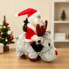 Presente de Natal Transfronteiriço Hip-Hop Papai Noel Invertido Decorações para Carro Enfeites Engraçados de Uma Mão