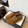 Sapatos femininos Birkenstock retro tudo incluído, nova coleção outono 2026, estilo britânico, versáteis com fivela, mocassins casuais