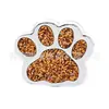 8mm Diamante Multicolor Pata de Gato Huella de Perro Aleación Joyería Adecuado para DIY Llavero Pulsera Accesorios para Collar de Mascota