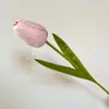 Siente Flor de Tulipán Artificial Hidratante Decoración del Hogar Accesorios para Fotografía Flor Falsa Tulipán Flor Falsa Flor de Boda