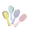 Pente de Massagem Capilar com Cabeça de Almofada de Ar Grande em Cores de Macaron com Cabo Longo para Alisar e Modelar Cabelos Cacheados, Adequado para Mulheres com Cabelos Longos