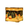 Luz Noturna Cubo Floral de Natal Lâmpada de Atmosfera Presente de Dia dos Namorados Aniversário Feito à Mão DIY Presente Criativo