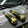Cuchillo de utilidad de hoja negra, cuchillo multifuncional grande de alta resistencia y engrosado para cortar papel y abrir paquetes, afilado y duradero