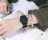 Relógio Estudante Feminino Simples Alto Valor Casual Estilo Faculdade Literário Exame Retrô Masculino e Feminino Quartzo Pequeno Preto