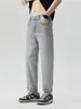 Ropa para Hombre Fengshe / Jeans de Tacto Fresco Nueva Colección Primavera y Otoño 2026 Estilo High Street Americano Pantalones Cortos Holgados Elásticos Cónicos de Tendencia