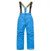 Traje de Esquí para Niños Traje para Niñas Outdoor Engrosado Impermeable Cortavientos Cálido Ropa de Esquí para Bebés Niños Equipo de Moda