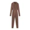 Para Ropa Europea y Americana de Mujer Transfronteriza Aliexpress Venta Caliente Primavera Simple Ajustado Moldeador Corporal Deportivo Mono Conjunto de Yoga