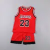 Conjunto de uniforme de baloncesto para niños, para niños, Lakers No. 23, chaleco deportivo y shorts transpirables de secado rápido, ropa para entrenamiento y competición de verano