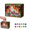 Pintura de Diamantes Transfronteriza Personalizada Hecha a Mano DIY Diamante Completo Imán para Refrigerador Posavasos de Diamante Navideño Colgante Colgante Adornos Colgantes