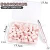 Novo Mini Bloco de Tofu para Manicure Pat de Algodão Blush Gradiente Unha Antiaderente Esponja Multifacetada Ferramenta de Manicure