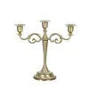Candelabros Estilo Europeu de Cinco e Três Braços, Luxuoso Restaurante Ocidental Jantar Romântico à Luz de Velas, Decoração de Hotel, Adereços de Casamento, Suportes para Velas