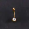 Colgante de Sombrero de Vaquero Rosa Europeo y Americano Anillo para el Ombligo Ojo del Diablo de la Luna Clavo para el Ombligo Pistola de Aceite Goteando Anillo para el Ombligo Clavo para el Ombligo