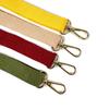 Directo de fábrica agua acanalado algodón patrón cinta de algodón color poliéster algodón mochila con correa para equipaje y portavasos en stock venta al por mayor