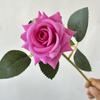 Decoración de boda, flor de rosa de estilo europeo, flor artificial atada a mano, arreglo floral del Día de San Valentín, accesorios de fotografía, flor artificial de mano