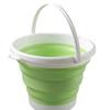 Frete Grátis-Balde Dobrável Portátil de Silicone Plástico Balde Dobrável para Exterior com Tampa Lavagem de Carro Balde Pequeno Portátil
