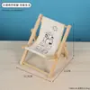 Nuevo Soporte para Teléfono Móvil Objetos Lindos Plegable de Playa Silla Pequeña Soporte para Teléfono Móvil Soporte para Transmisión en Vivo Adornos de Escritorio
