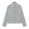 Fabricante Mayorista de Ropa para Mujer Transfronteriza Cárdigan de Punto con Cuello Alto Nuevo Otoño e Invierno 2026