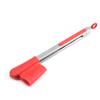 Pinza de comida de una pieza Pinza de silicona 2 en 1 Pinza de comida de silicona Pinza de silicona integrada Pinza para pan de silicona retráctil en forma de abanico