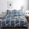 Conjunto de capa de edredom para dormitório estudantil, cama de casal, algodão sintético, adequado para todas as estações