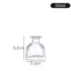 Garrafas de aromaterapia para atacado, garrafas de vidro, garrafas dispensadoras de aromaterapia, garrafas difusoras sem chama de 100ml, varetas de rattan para decoração de hotel