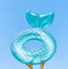 Em estoque Cauda de Sereia Espessada Axila Boia de Natação Crianças Adulto Cauda de Peixe Aquática Boia Flutuante Inflável Cama Flutuante Boia de Natação