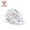 Piedra Suelta de Circonita Blanca 5A Diamante de Alta Imitación Corte Flor de Hielo Forma de Pera Blanca Forma de Gota Blanca Diamante de Alto Carbono Incrustado Venta al por Mayor