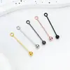 Colgante de Colgante de Poste de Cuentas DIY Pendientes Joyería Cono Metálico Multicolor Poste de Cuentas en stock Mayoreo