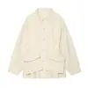 Jaqueta Feminina Elegante Simples e Única com Bolsos Decorados e Mangas Longas Estilo Europeu e Americano Transfronteiriço Z Nova Moda 2026 2999336