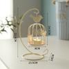 Ins Estilo Menina Coração Romântico Estrela de Ferro Castiçal Enfeites Quarto Cama Decoração Aromaterapia Luz Noturna Casa Castiçal