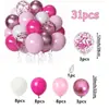 Set de Globos de Látex Transfronterizos de 12 Pulgadas, Globos Metálicos de Lentejuelas Negros y Dorados para Decoraciones de Bodas y Fiestas de Cumpleaños