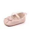 Sapatilha para Bebê Menina 0-1 Ano Nova Primavera e Verão Renda Laço Sapatos de Bebê Respirável Solado de Borracha Sapatos para Crianças Pequenas