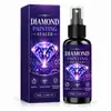 Selante para pintura de diamante: um acabamento transparente e brilhante para diamond art diário, fornecendo um revestimento protetor e realçando o brilho